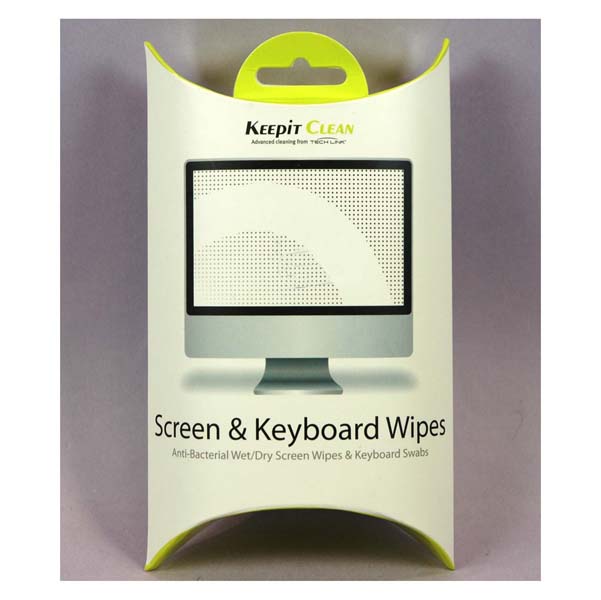 KIT KEEPIT CLEAN PANTALLA + TECLADO + ESCOBILLA (12 UNID)