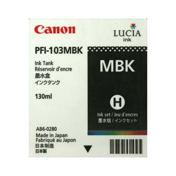TINTA CANON PFI-103MBK 130 ML P/IPF5100 - IPF6100