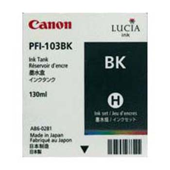 TINTA CANON PFI-103BK 130 ML P/IPF5100 - IPF6100