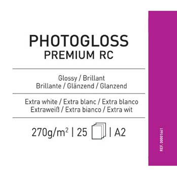 PAPEL CANSON PHOTO GLOSS PREMIUM RC A2 25H 270 GR