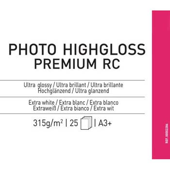 PAPEL CANSON PHOTO HIGHGLOSS PREMIUM RC A3+ 25H 315 GR