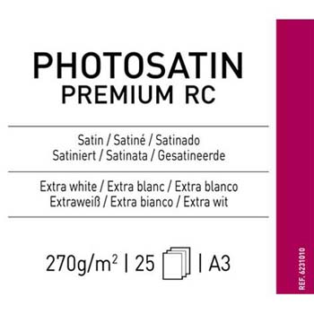 PAPEL CANSON PHOTO SATIN PREMIUM RC A3 25H 270 GR
