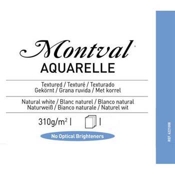 PAPEL CANSON MONTVAL AQUARELLE A2 25H 310 GR