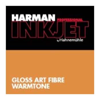 PAPEL HARMAN BY HAHNEMUHLE A2 30H GLOSS ART FIBRE WARMTONE