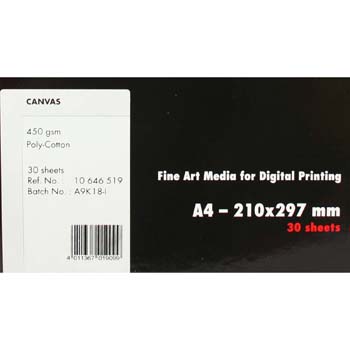 PAPEL HARMAN BY HAHNEMUHLE A4 30H CANVAS