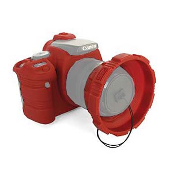 FUNDA CAMERA ARMOR PARA CANON EOS 400D ROJA