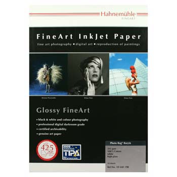 PAPEL HAHNEMUEHLE PHOTO RAG BARYTA 315 GR A2 25H