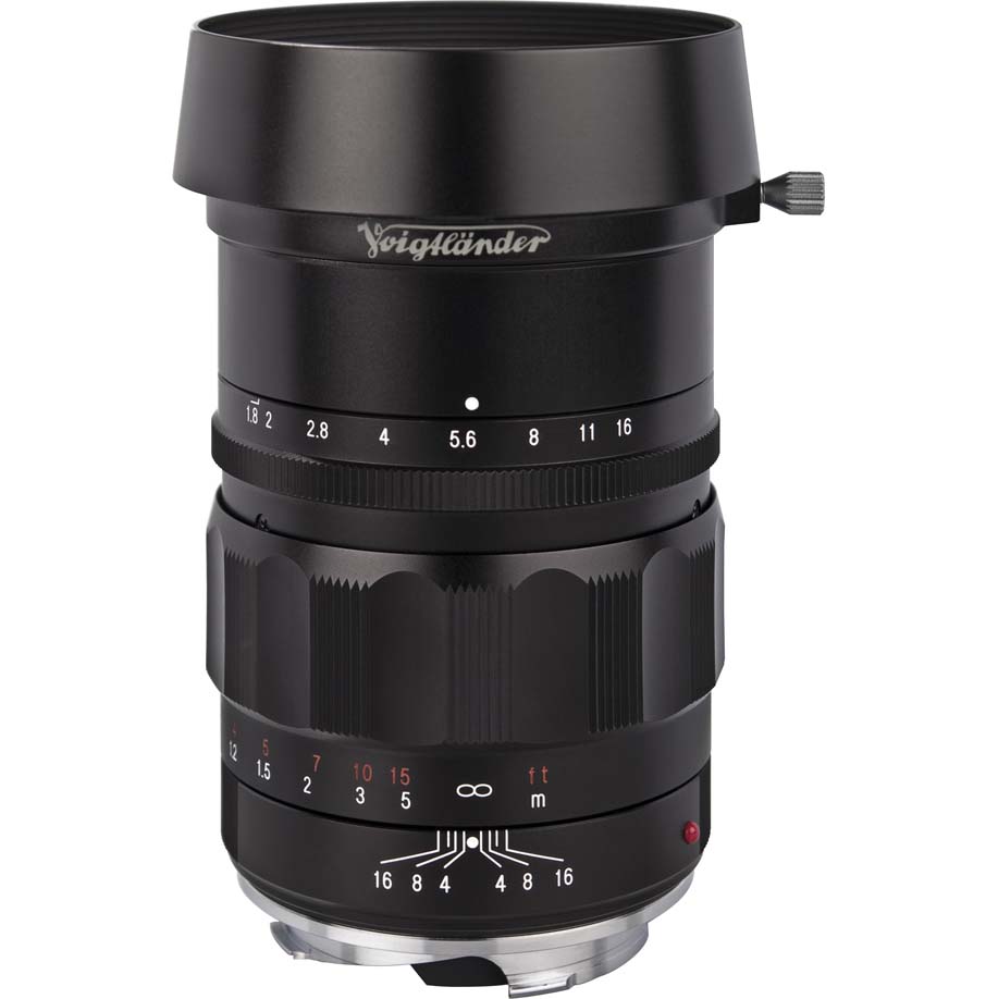 OBJETIVO VOIGTLANDER 75/1.8 BLACK HELIAR VM