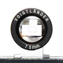 VISOR VOIGTLANDER 75 MM NEGRO