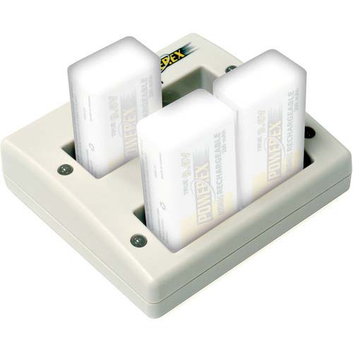 CARGADOR POWEREX MH-C940F P/4 PILAS DE 9V