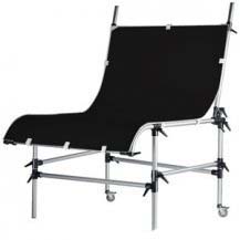 MESA DE BODEGON MANFROTTO 220-PSLB NEGRA S/PANEL METACRILATO