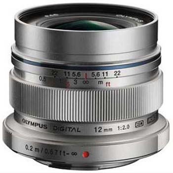 OBJETIVO OLYMPUS AF 12/2.0 ED MFT SILVER
