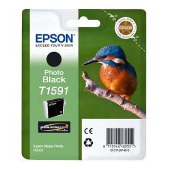 TINTA EPSON T1591 NEGRO PHOTO PARA R2000 17 ML