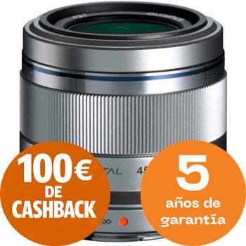 OBJETIVO OLYMPUS AF 45/1.8 MFT SILVER