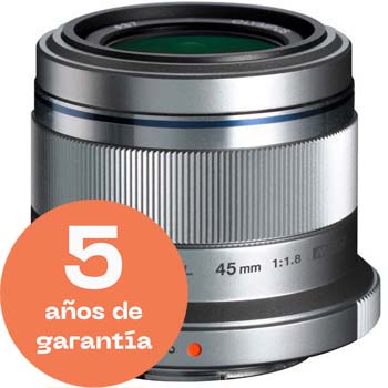 OBJETIVO OLYMPUS AF 45/1.8 MFT SILVER