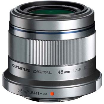 OBJETIVO OLYMPUS AF 45/1.8 MFT SILVER