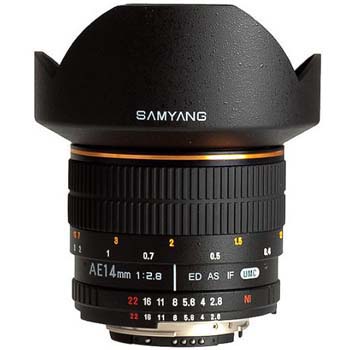 OBJETIVO SAMYANG 14/2.8 SONY AE ED AS IF UMC (SONY ALFA)