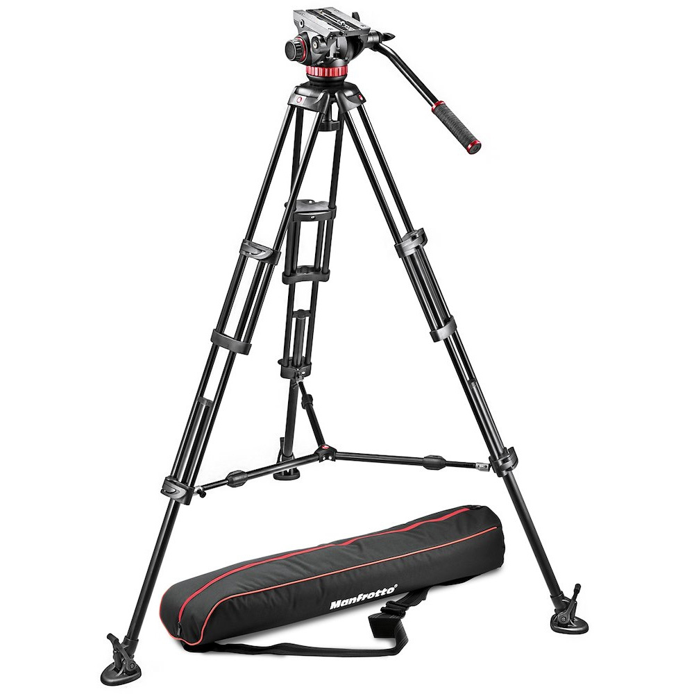 TRIPODE MANFROTTO 546BK + ROTULA MVH502A