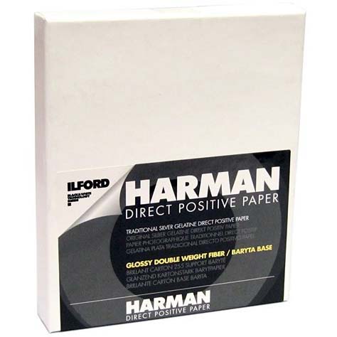 PAPEL HARMAN DIRECT POSITIVE FB 1K 4X5 (25 H) 9.96X12.5 CM HARMAN 