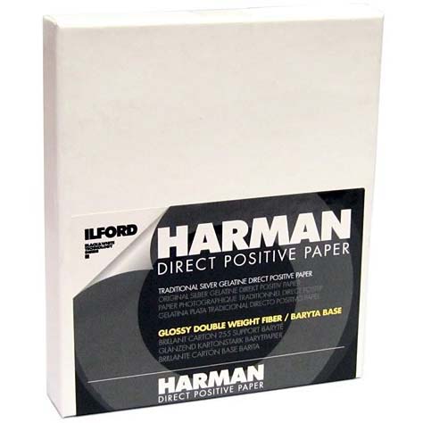 PAPEL HARMAN DIRECT POSITIVE FB 1K 4X5 (25 H) 9.96X12.5 CM
