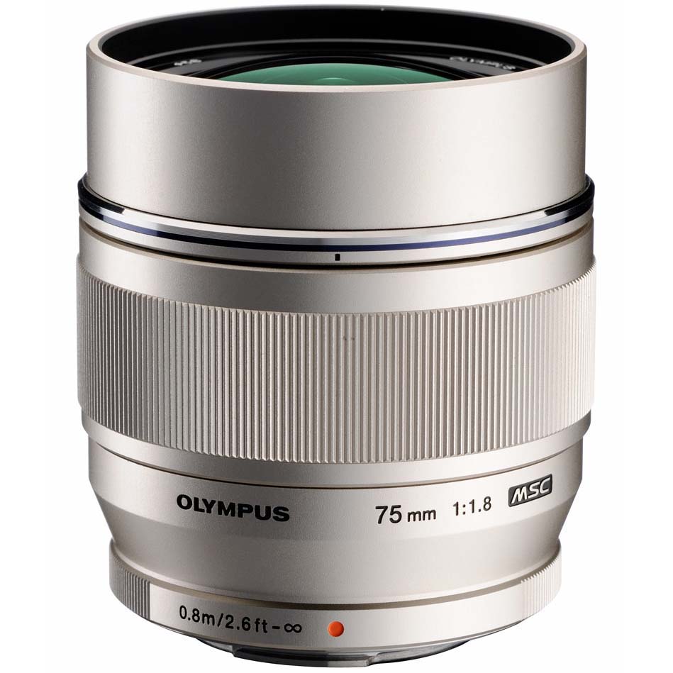OBJETIVO OLYMPUS AF 75/1.8 ED MFT SILVER