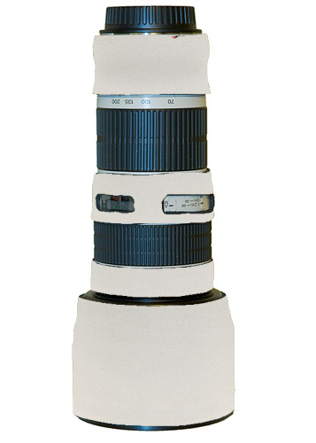 FUNDA LENSCOAT CANON EF 70-200/4 BLANCO