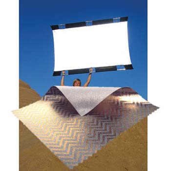REFLECTOR SUN-BOUNCER KIT PRO ZEBRA GOLD/SILVER   200-220