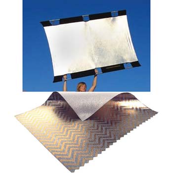 REFLECTOR SUN-BOUNCER KIT BIG ZEBRA/WHITE  300-320