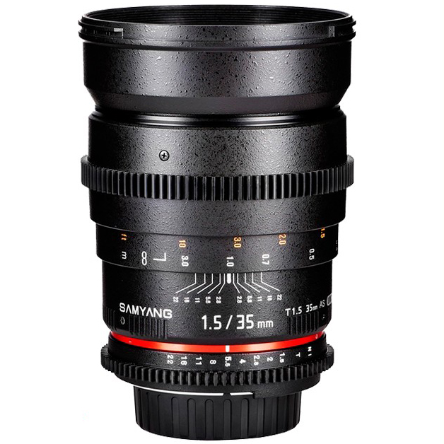 OBJETIVO SAMYANG 35 T1.5 NIKON V-DSLR