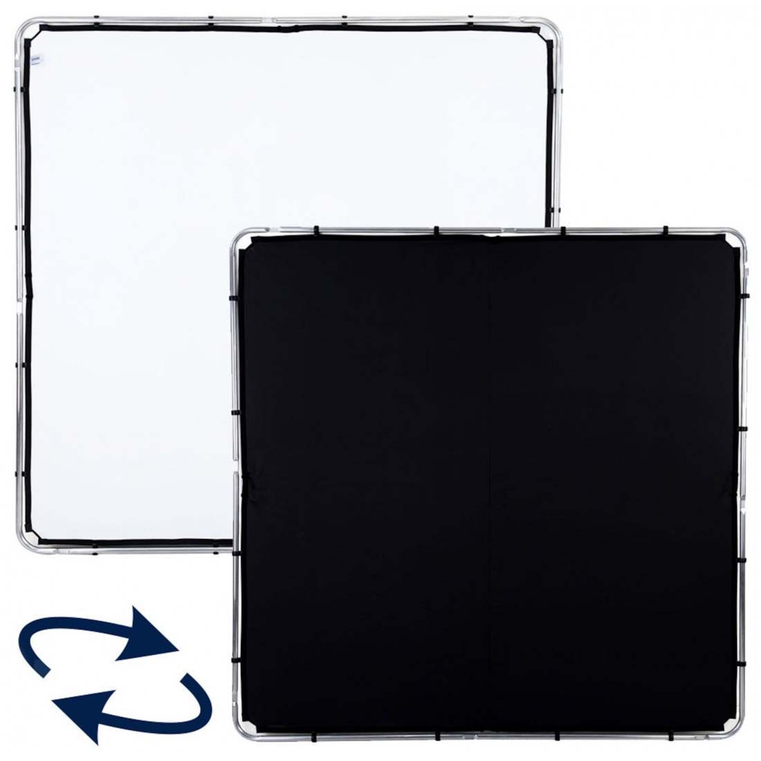 TELA LASTOLITE SKYLITE 2X2 MTS NEGRO/BLANCO