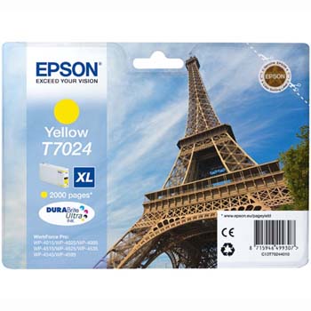 TINTA EPSON T7024 AMARILLO 21.3 ML (XL)