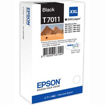 TINTA EPSON T7011 NEGRO 63.2 ML (XL) EPSON 