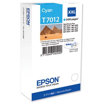 TINTA EPSON T7012 CYAN 34.2 ML (XXL) EPSON 