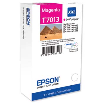TINTA EPSON T7013 MAGENTA 34.2 ML (XXL) EPSON 