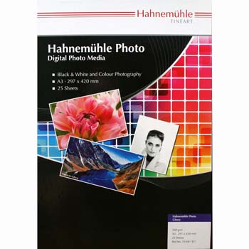 PAPEL HAHNEMUEHLE PHOTO GLOSSY 260 GR A3 25H