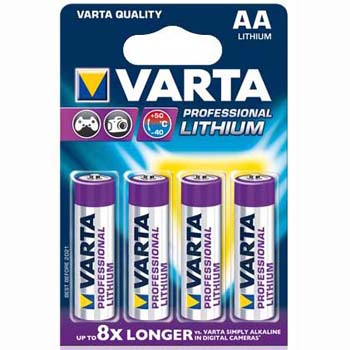 PILA VARTA R6 (4) LITHIUM PROFESIONAL
