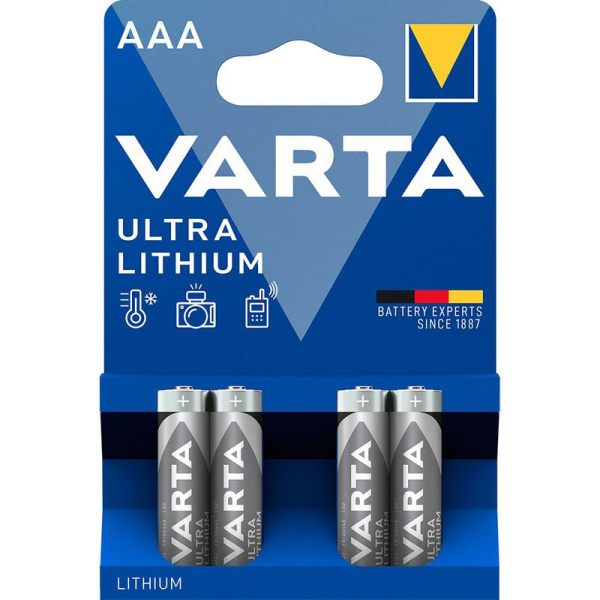 PILA VARTA R3 (4) LITHIUM PROFESIONAL