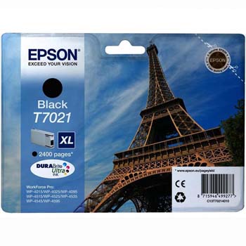 TINTA EPSON T7021 NEGRO 21.3 ML (XL) EPSON 