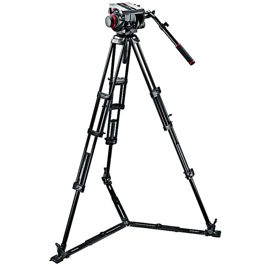 TRIPODE MANFROTTO 545GBK+509HD (PRO GROUND TWIN KIT 100)