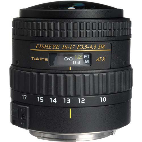 OBJETIVO TOKINA AF 10-17/3.5-4.5 EOS NH DX FISHEYE