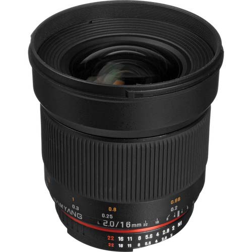 OBJETIVO SAMYANG 16/2.0 NIKON AE AS UMC CS