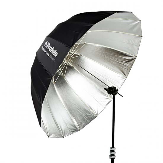 PARAGUAS PROFOTO 130CM DEEP SILVER L