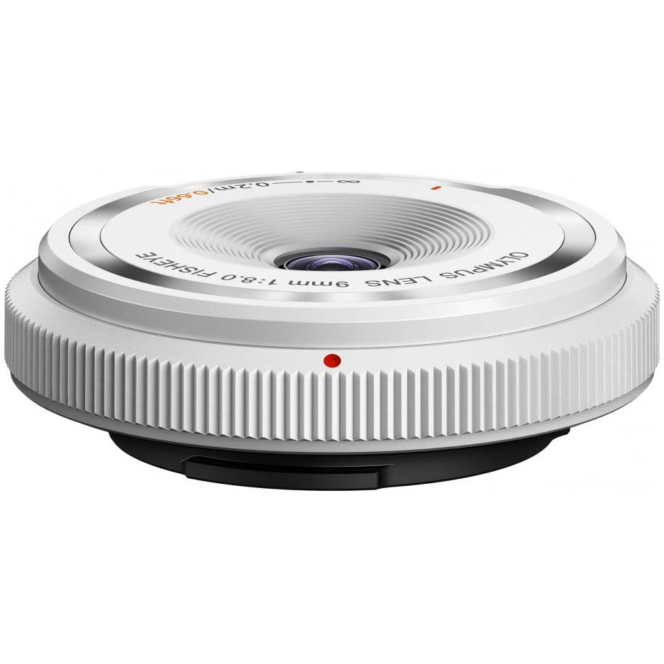 OBJETIVO OLYMPUS MF 9/8.0 MFT (OBJETIVO-TAPA) WHITE BCL-0980
