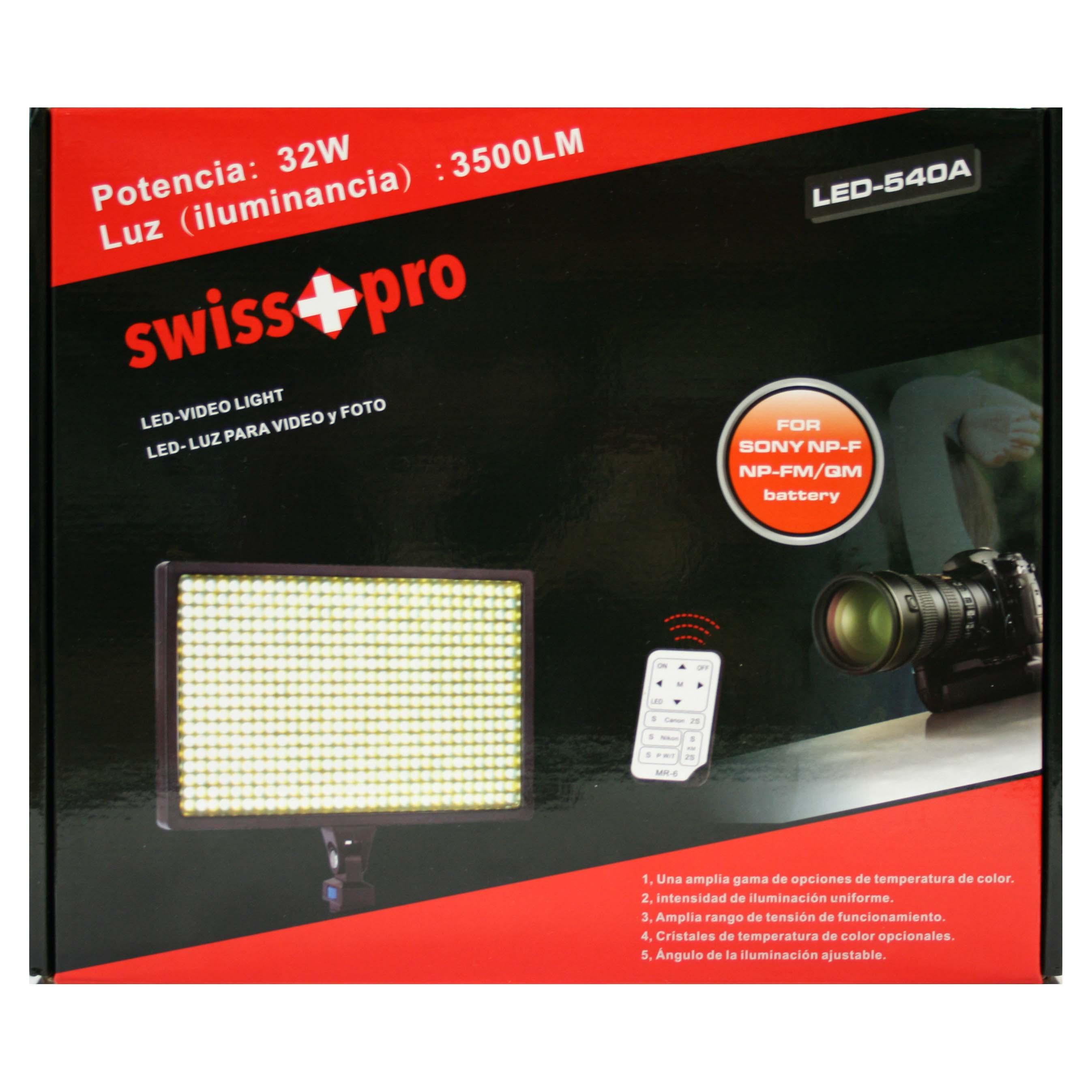 ANTORCHA LED SWISS-PRO IS-L540A 540 LEDS SWISS-PRO 