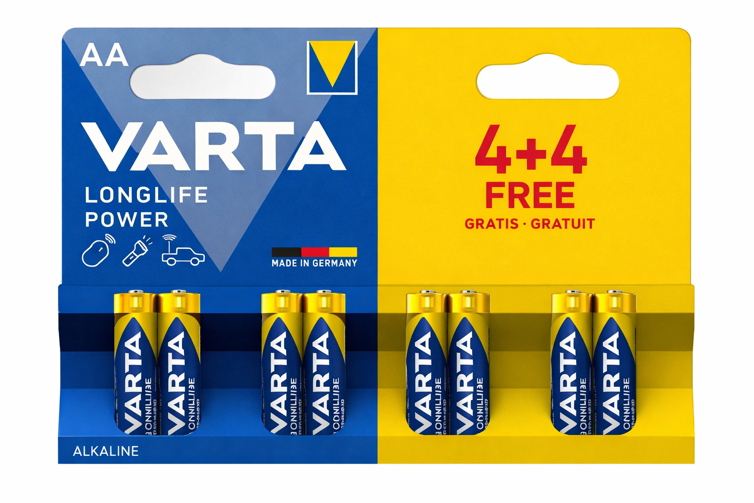 PILA VARTA R6 (4 + 4) HIGH ENERGY