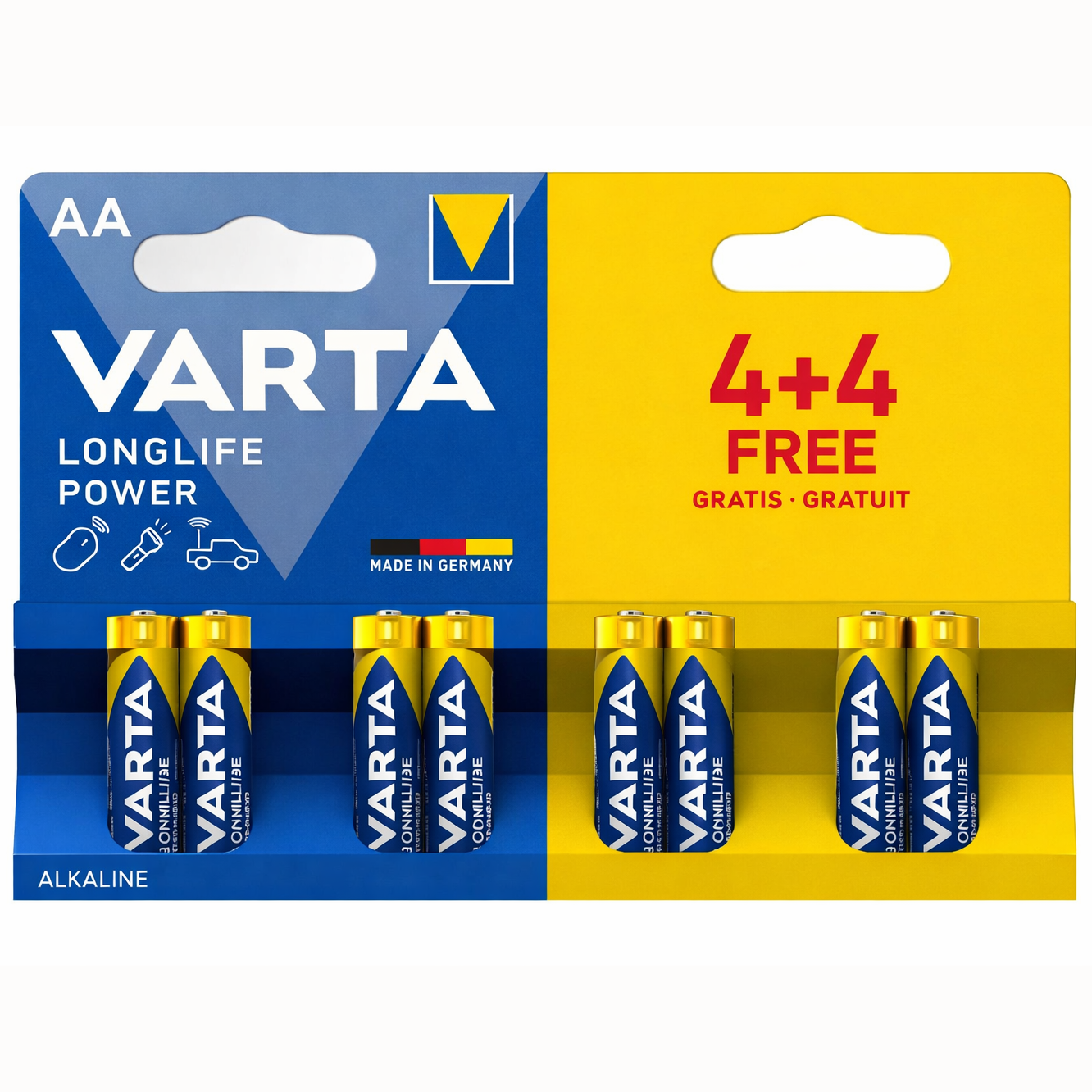 PILA VARTA R6 (4 + 4) HIGH ENERGY