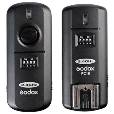 DISPARADOR GODOX FC-16 NIKON (1 EMISOR + 2 RECEPTORES)