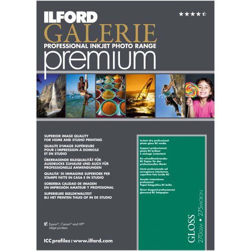 PAPEL ILFORD A3+ 25H PREMIUM GLOSS 270 GR