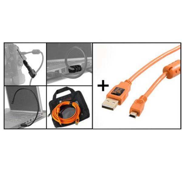 STARTER TETHERING KIT BTK51 USB 2.0 MINI-B 5 PIN CABLE 38CM TETHERTOOLS 