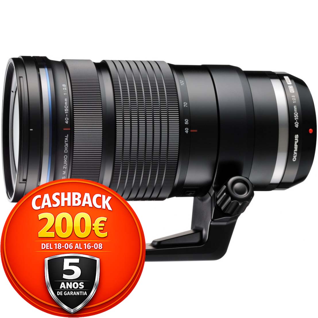 OBJETIVO OLYMPUS AF 40-150/2.8 PRO MFT (NEGRO)